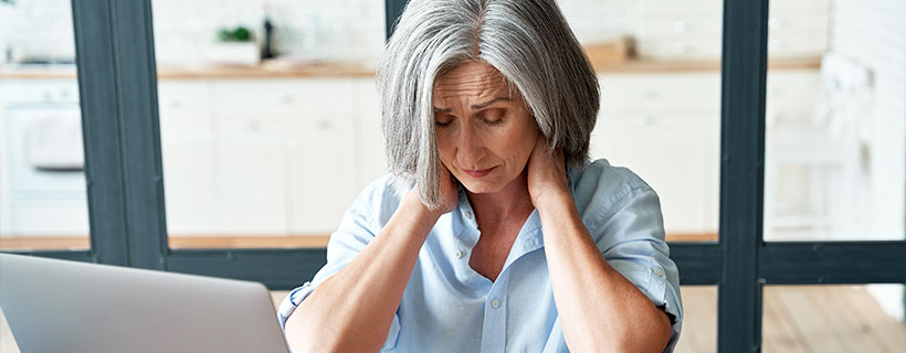 patient needing neck pain in need of shockwave therapy in Flower Mound